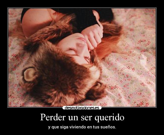 Perder un ser querido - 