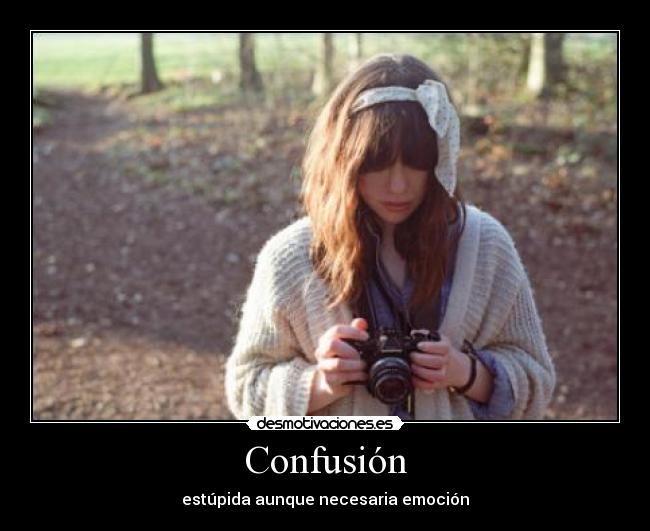 Confusión -