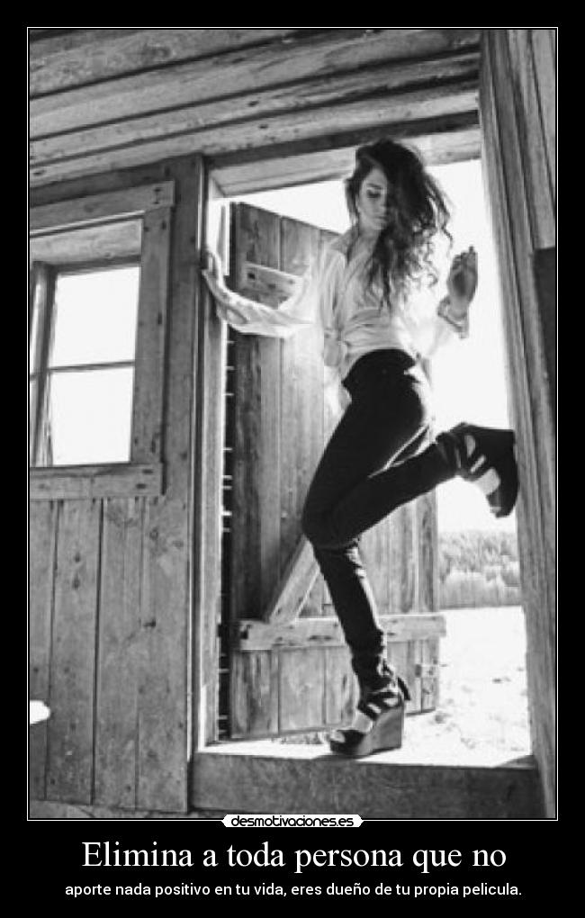 Elimina a toda persona que no -