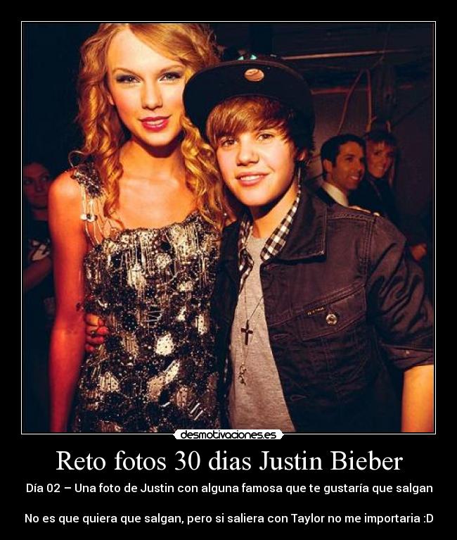 carteles justin bieber taylor swift reto dias desmotivaciones