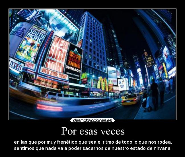 Por esas veces - 