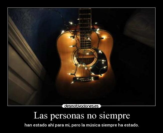 Las personas no siempre - 