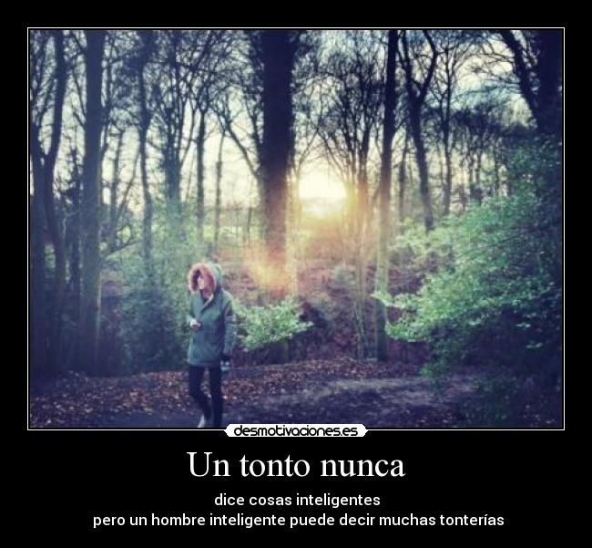 carteles tonto unico que realmente que por noche puedo dormir desmotivaciones