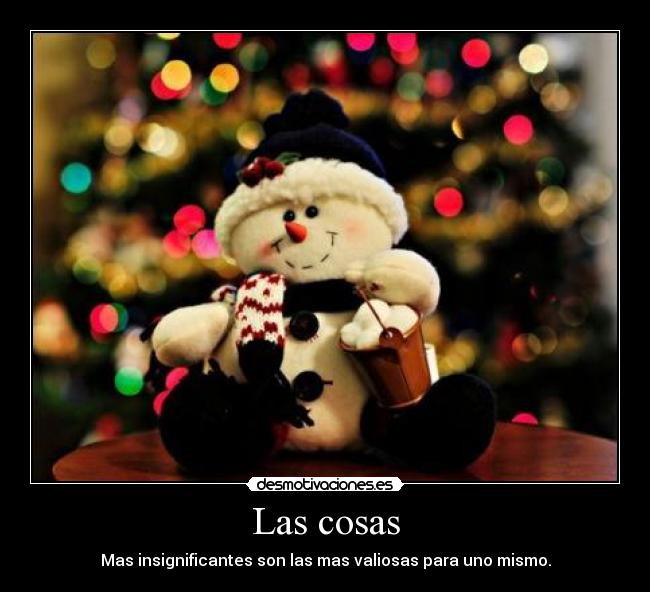 Las cosas -