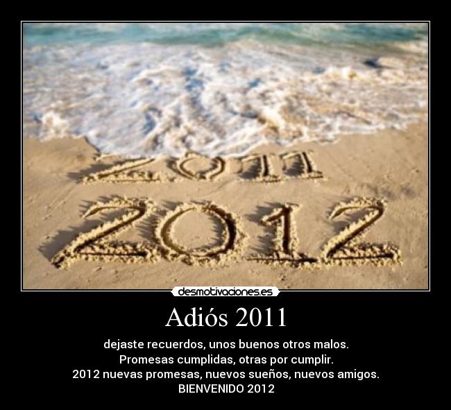 Adiós 2011 -