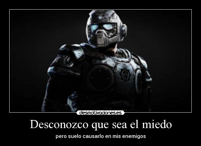 carteles miedo gears war anthony carmine desmotivaciones