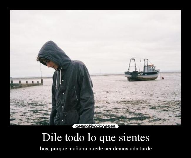 Dile todo lo que sientes - 