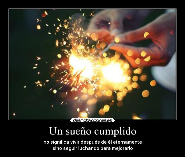 Un sueño cumplido -