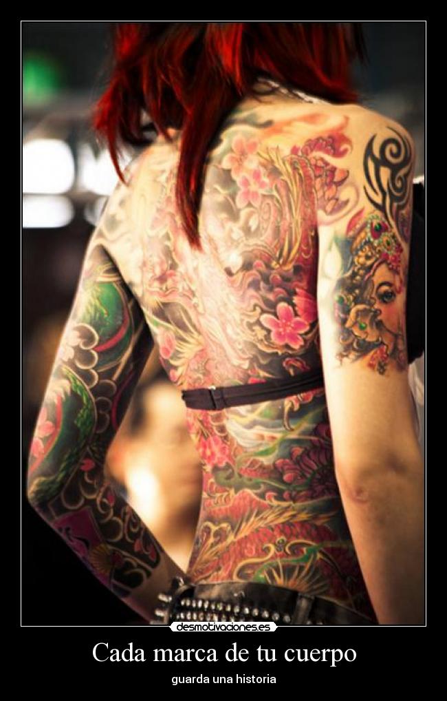 Cada marca de tu cuerpo - guarda una historia