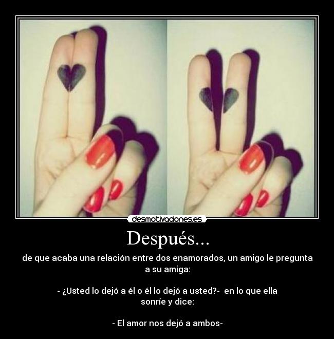 Después... -