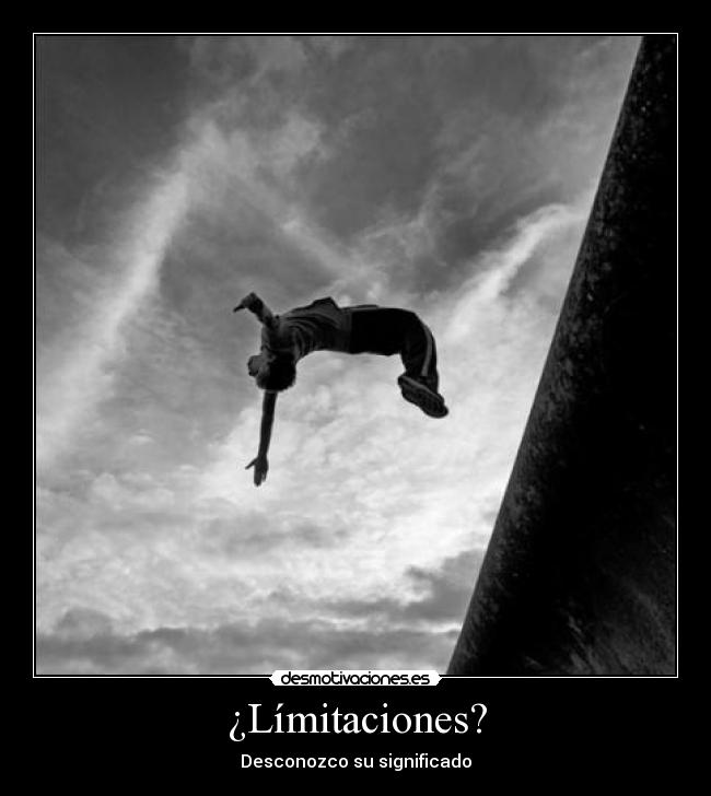 ¿Límitaciones? - 