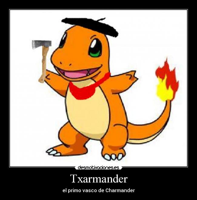 Txarmander - el primo vasco de Charmander