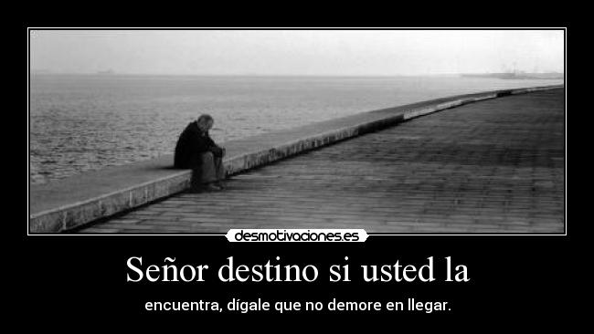 Señor destino si usted la - 