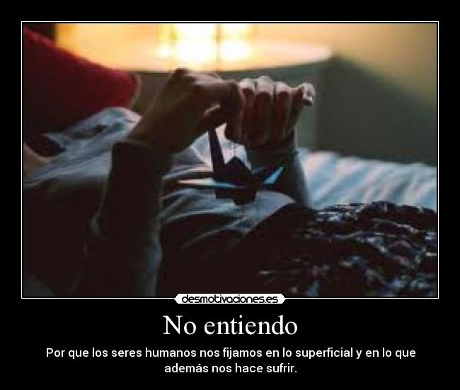 No entiendo - 