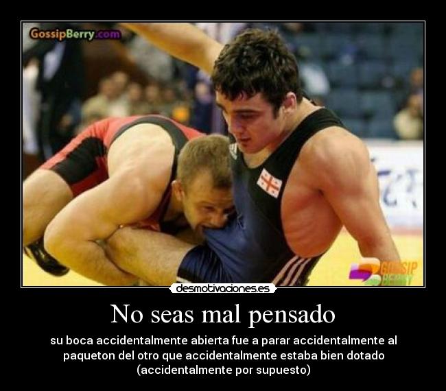 No seas mal pensado -