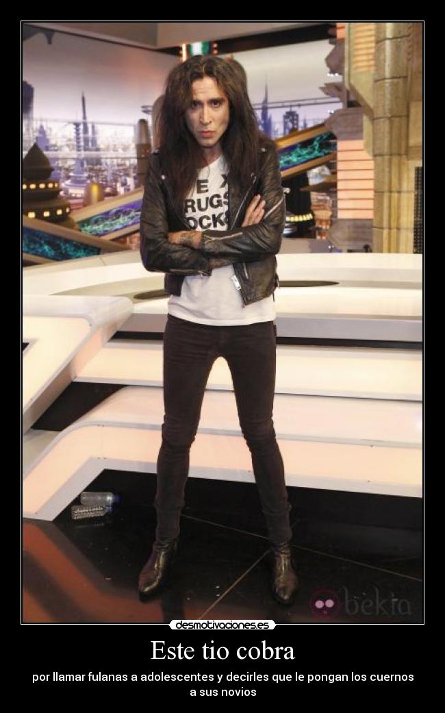 Este tio cobra - por llamar fulanas a adolescentes y decirles que le pongan los cuernos a sus novios