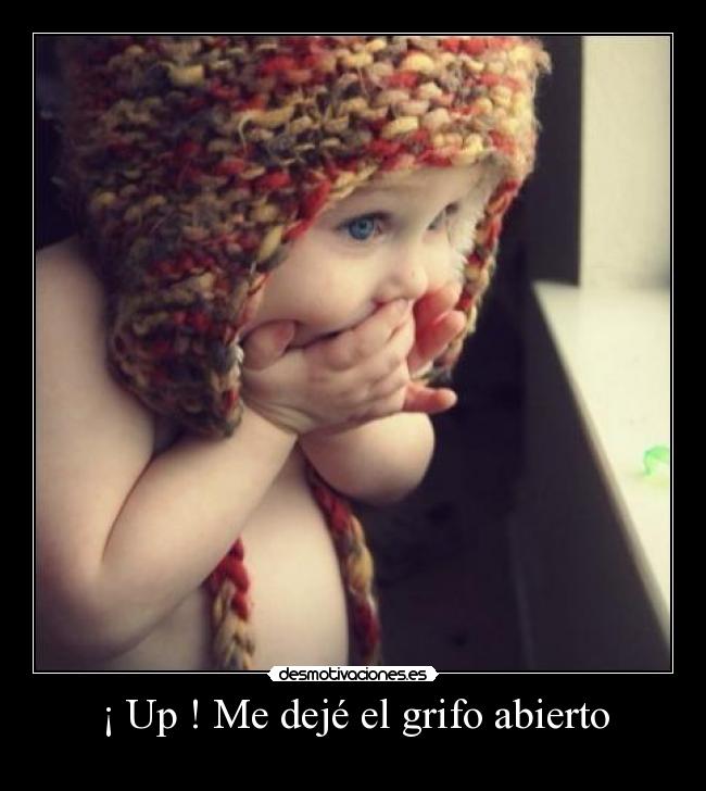 ¡ Up ! Me dejé el grifo abierto - 