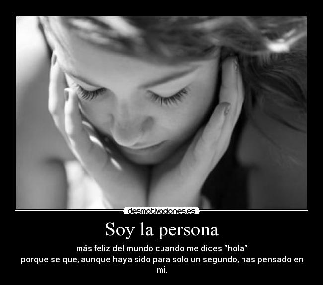 Soy la persona - 