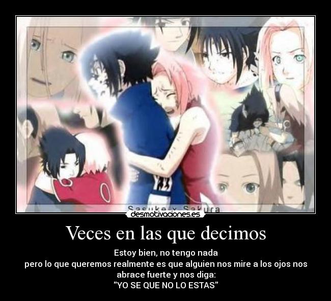 Veces en las que decimos -