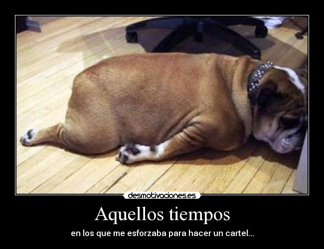 Aquellos tiempos - en los que me esforzaba para hacer un cartel...