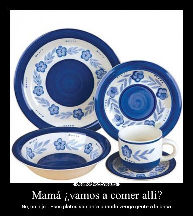 Mamá ¿vamos a comer allí? - 