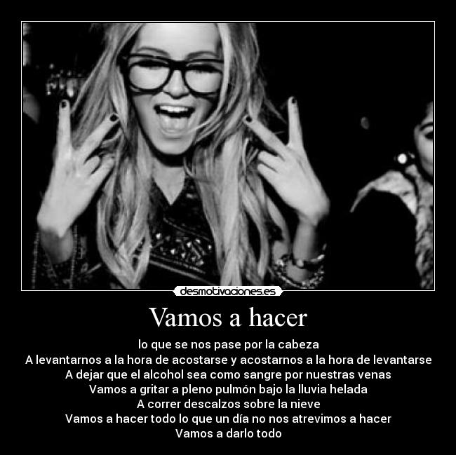 Vamos a hacer - 