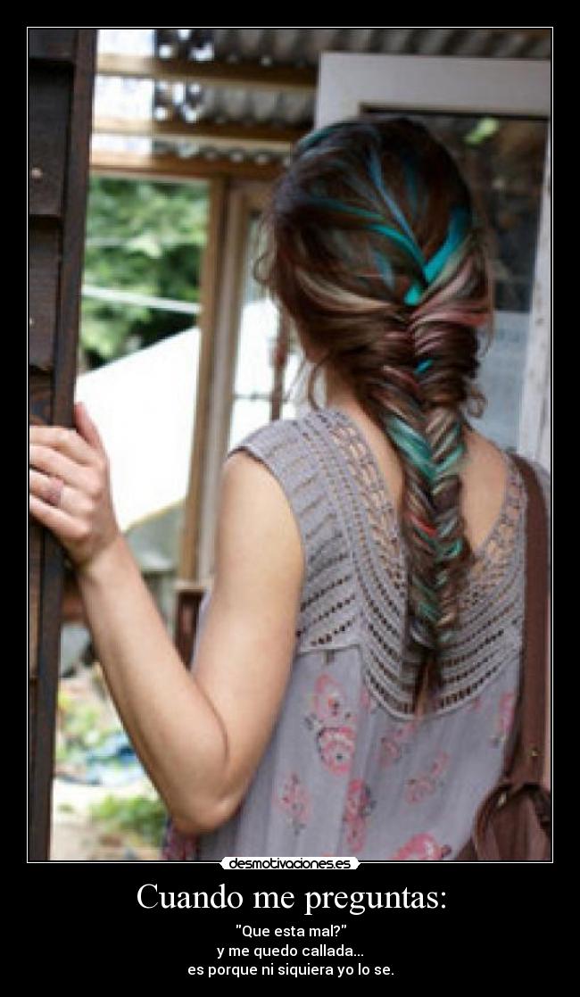 Cuando me preguntas: - 