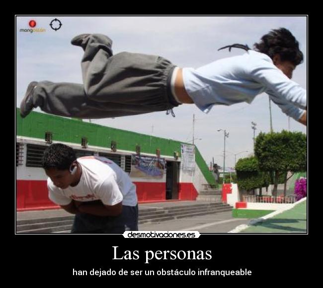 carteles parkour entrenamiento obstaculo kong vander desmotivaciones