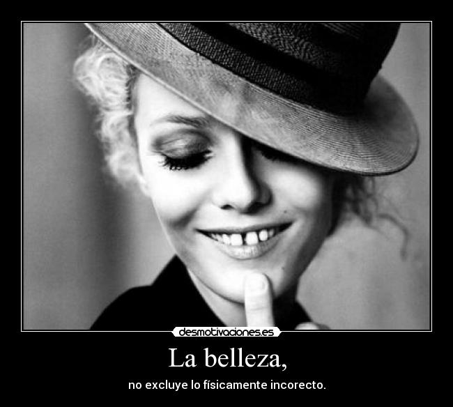 La belleza, - 