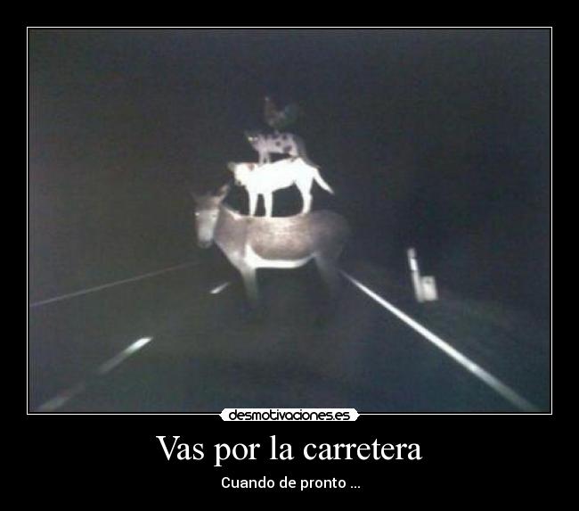 Vas por la carretera -