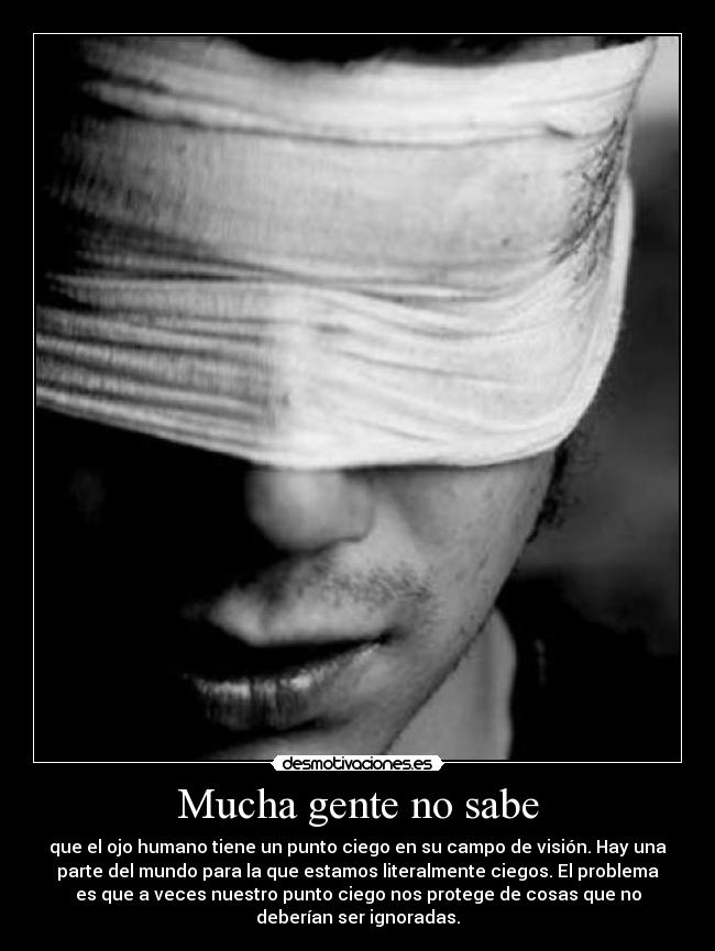 Mucha gente no sabe -