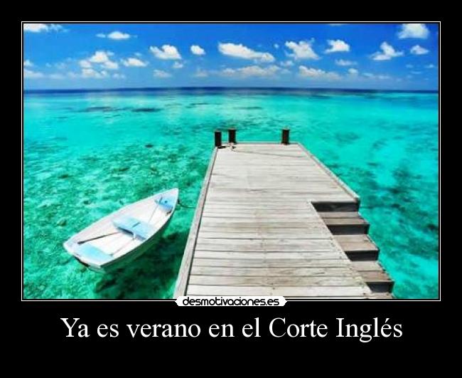 Ya es verano en el Corte Inglés - 