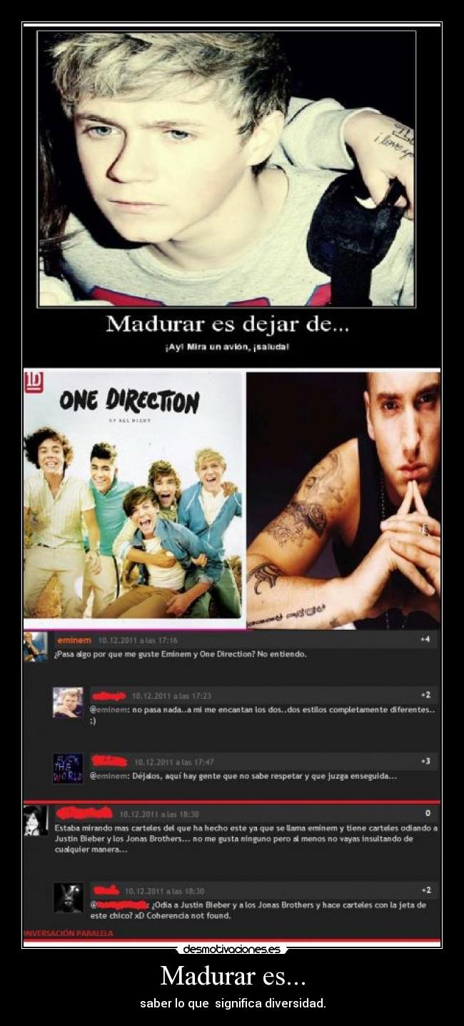 Madurar es... - saber lo que significa diversidad.