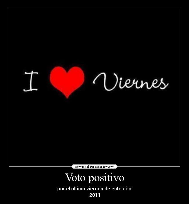 Voto positivo -