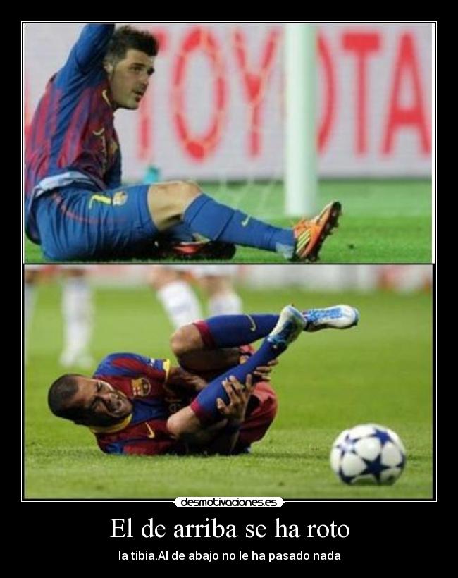 El de arriba se ha roto -