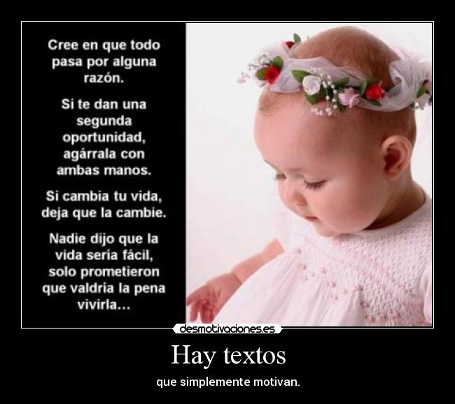 Hay textos - que simplemente motivan.