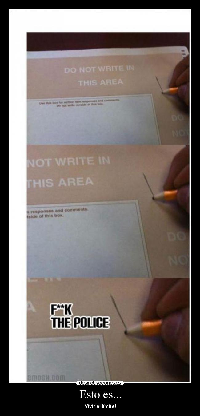 Esto es... - Vivir al límite!