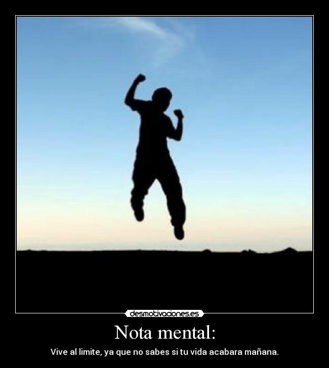 Nota mental: - 