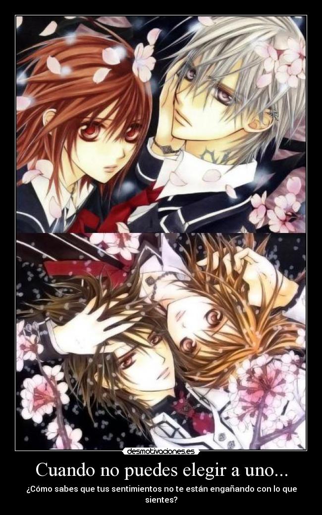 Cuando no puedes elegir a uno... -