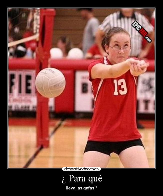 ¿ Para qué - lleva las gafas ?