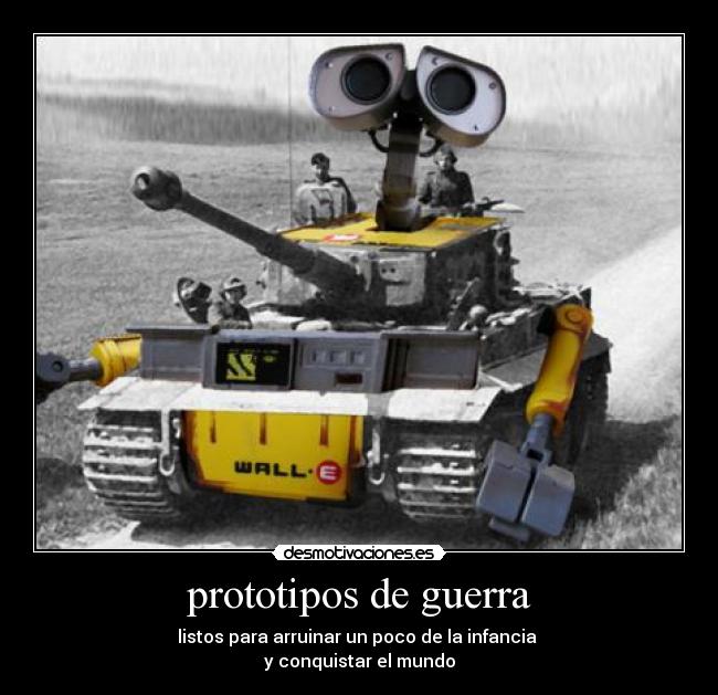 prototipos de guerra -