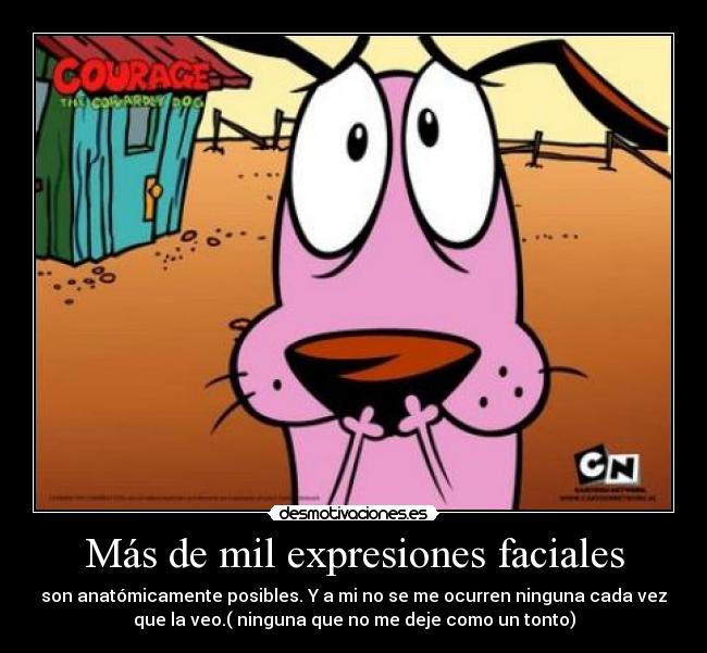 Más de mil expresiones faciales -