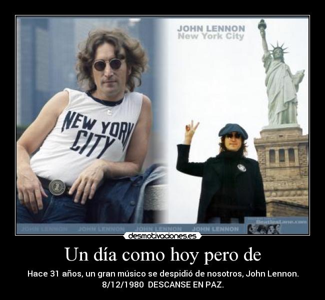 Un día como hoy pero de -