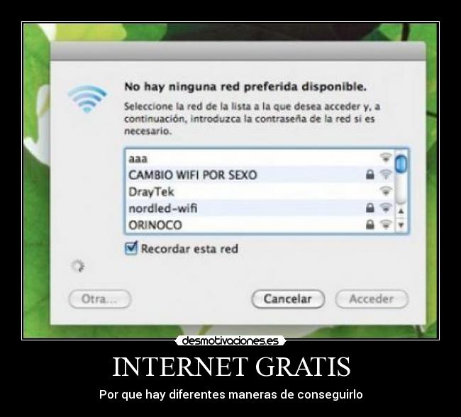 INTERNET GRATIS -