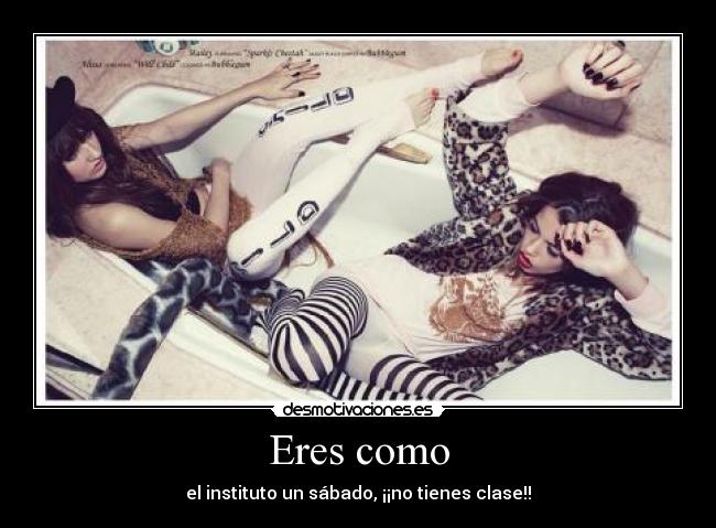 carteles eres como instituto sabado tienes clase desmotivaciones