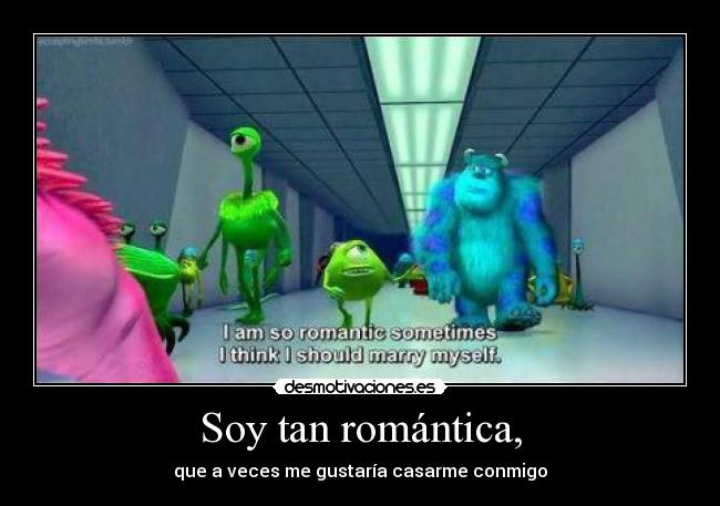 carteles monstruos romanticismo boda desmotivaciones