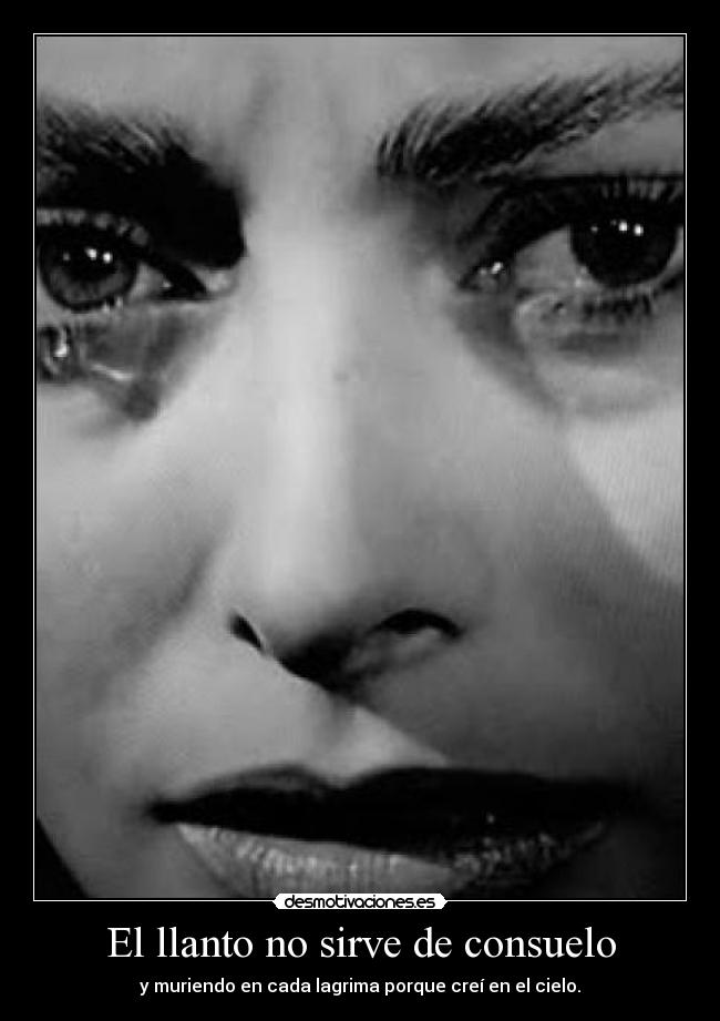 carteles llorar desmotivaciones