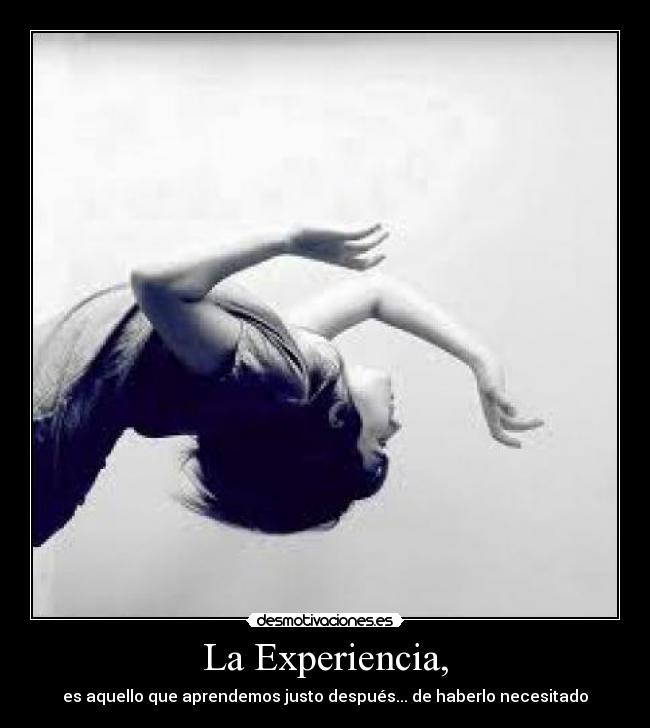 La Experiencia, - 