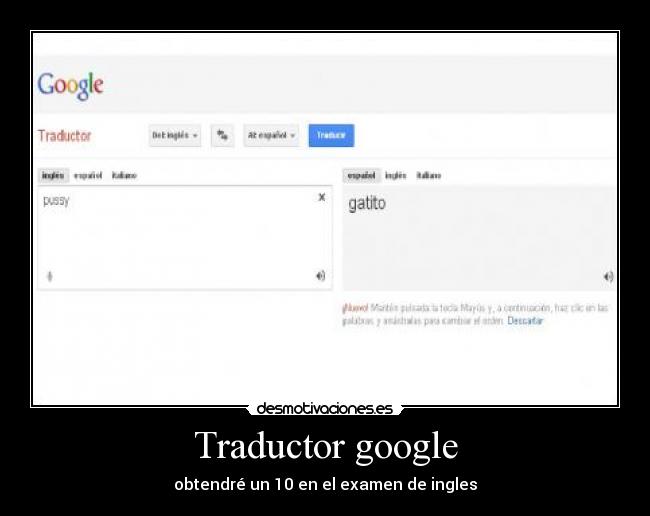 Traductor google -