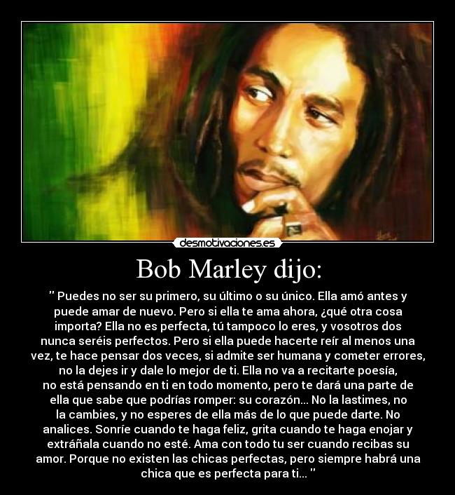 Bob Marley dijo: - 
